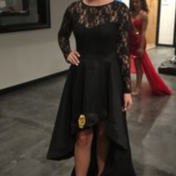 Hi-lo black dress from Windsor - Picture 1 of 3